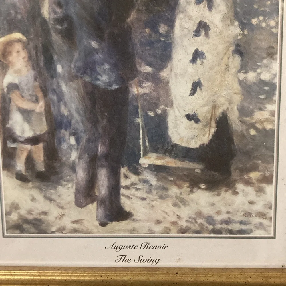 2 Gold Framed Art Prints -Renoir - Picture 5 of 6